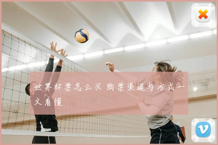 世界杯票怎么买 购票渠道与方式一文看懂